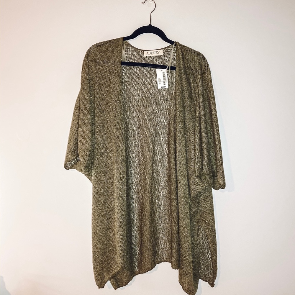 Audrey 3+1 green cardigan